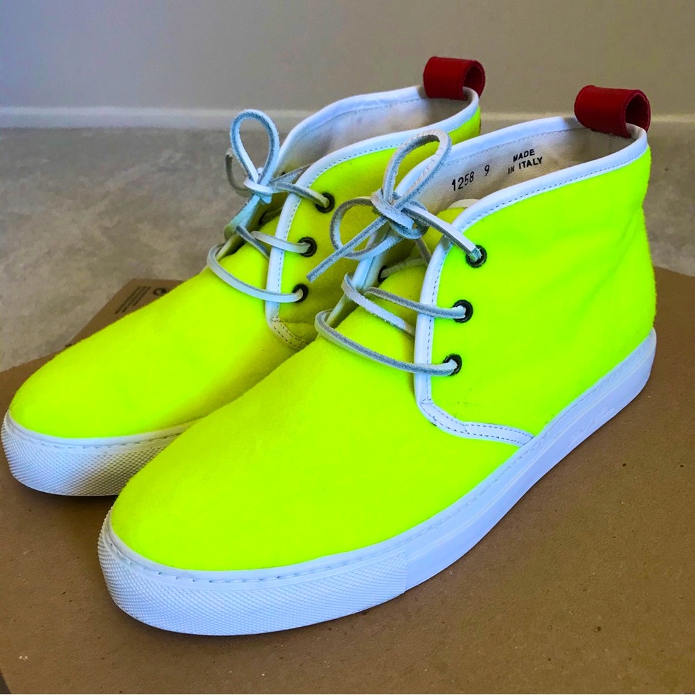 DEL TORO Men's Tennis Ball Felt Chukka

Size 9